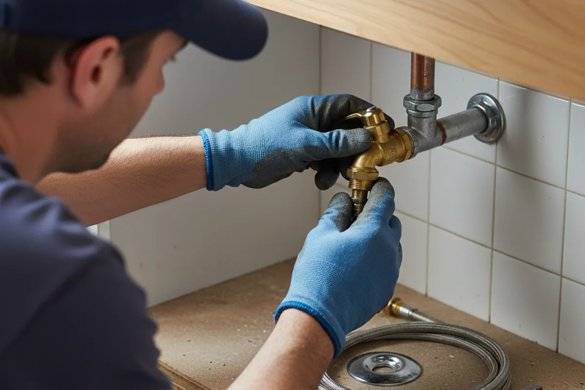Shutoff valve and fitting work during Faucet and Fixture Repair in Pocahontas